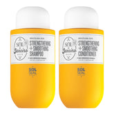Sol de Janeiro Joia shampoo bottle showing repair-focused formula for glossy hair.