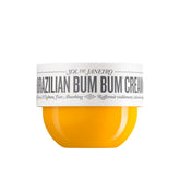 Sol de Janeiro Bum Bum Cream 75ml jar close-up showing smooth, hydrated skin enhancement.