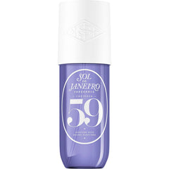 Sol de Janeiro Cheirosa 59 bottle-front view highlighting warm vanilla notes.