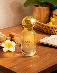 Sol de Janeiro Cheirosa 62 spray action shot illustrating long-lasting scent potential