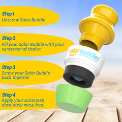 Solar Buddies cabeza de esponja repuesto, cabezales intercambiables.