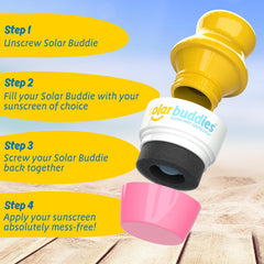 Solar Buddies replaceable sponge heads extend product life