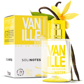 Solinotes Vanilla perfume bottle showing a unisex scent for daily wear.