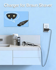 Solopen 12V charger for Braun Series 3, dependable charging while traveling.