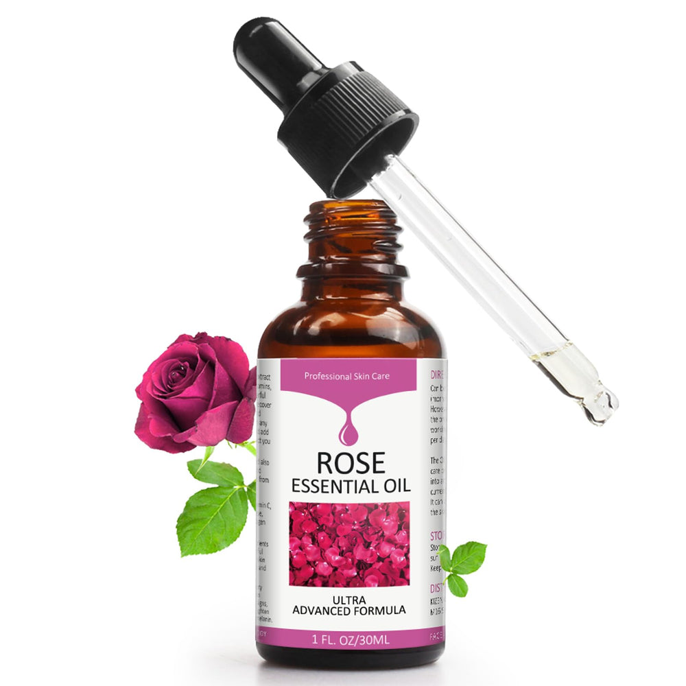 SOLOTREE aceite de rosa frasco 30ml, hidratación suave para pieles sensibles.