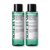 SOME BY MI AHA BHA PHA 30 Days Miracle Toner bottle showing exfoliation potential