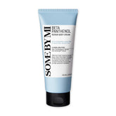SOME BY MI Beta-Pantenol Repair Body Cream, botella; hidratación duradera para piel sensible.