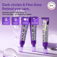 Textura cremosa de SOME BY MI crema ojos retinol, hidratante y suave.