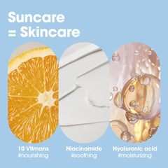 SOME BY MI V10 Hyal Air Fit Sunscreen protección UVA/UVB de amplio espectro SPF50.