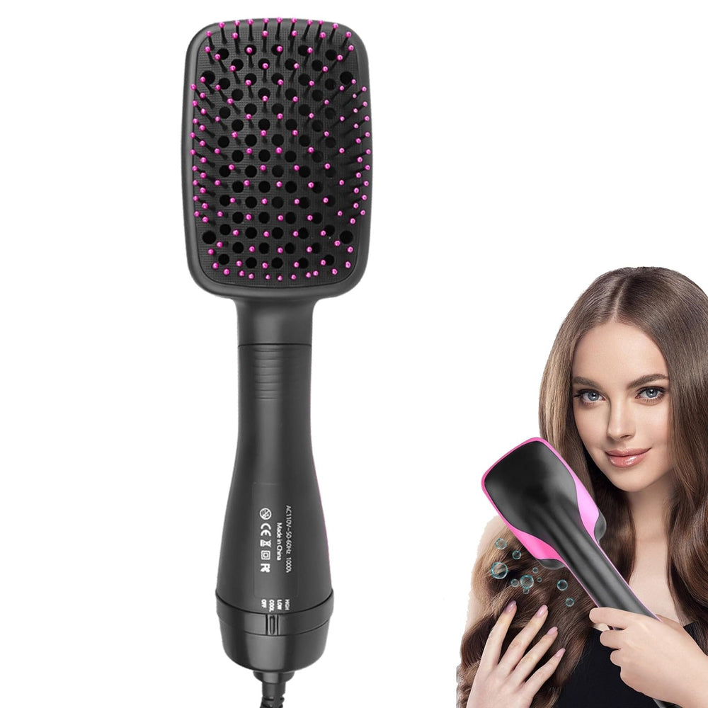 Sonalux hair dryer brush front view for fast, frizz-free styling