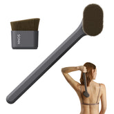 SONN Kabuki body brush long-handle for easy full-body self-tanner application.