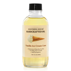Soothing House lightweight fast-absorbing oil shown for quick application.
