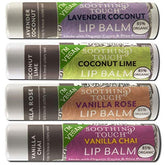 Soothing Touch bálsamo labial vegano con coco limon para labios hidratados