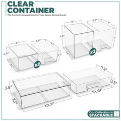 Sorbus tall drawer unit side view highlighting vertical storage in bathroom.