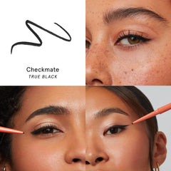 SOSHE Checkmate True Black close-up shows bold, long-wearing color.