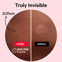 Capa de absorción central de Sosky que actúa rápido para las imperfecciones.