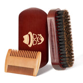 Sosoon beard brush boar bristle close-up for smoothing tangles