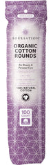 SOULSATION Organic Cotton Rounds hypoallergenic design for sensitive skin cleansing.