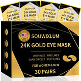 Souwixlum under-eye patches for puffy eyes hydrate and soothe the under-eye area.