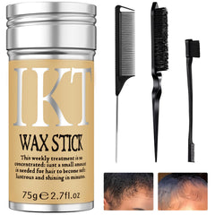 SOVONCARE wax stick with brushes smooths hairlines quickly and precisely.