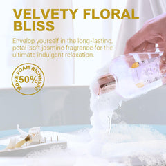 Spa Luxetique bath products arranged for a cleansing and fragrance moment