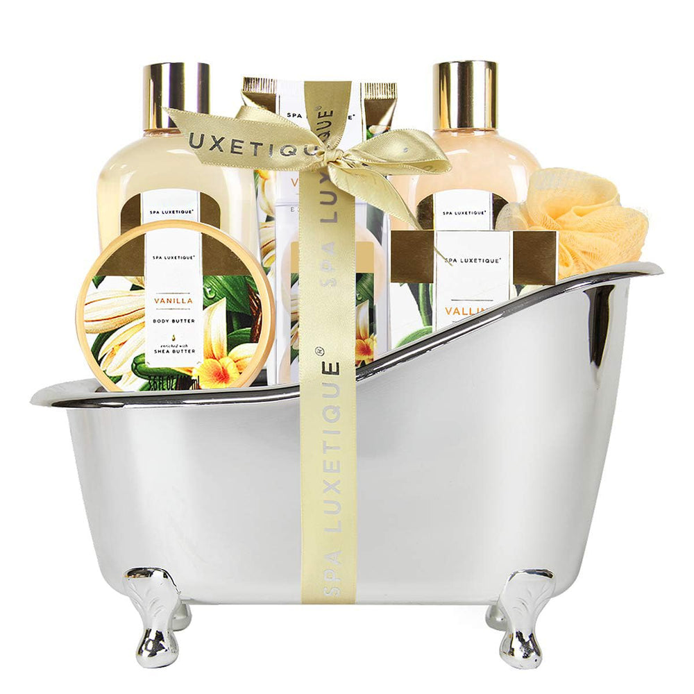 Spa Luxetique vanilla bath gift set for relaxing evenings