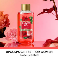 Spa Luxetique World gel de ducha rosa para uso diario y aroma suave