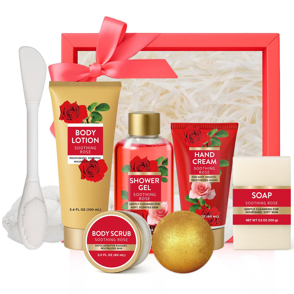 Spa Luxetique World set regalo rosa 8 piezas para spa en casa