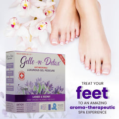 SPA REDI Gelle-n-Detox Jelly pedicure set for professional-looking results at home.