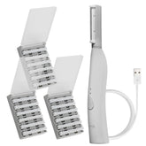 SPA Sciences SIMA in-use dermaplaning tool for gentle facial exfoliation