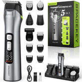 Spacekey beard trimmer with five heads for versatile at-home grooming.