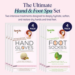 SpaLife foot moisturizing socks to nourish dry feet