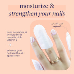 SpaLife máscara de uñas con aceite de camelia japonesa, revitaliza uñas.