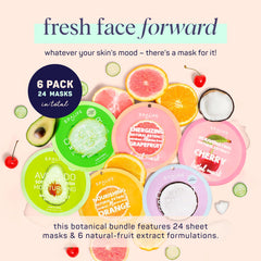 SpaLife mascarilla fruta toronja, ilumina la piel y reduce rojeces