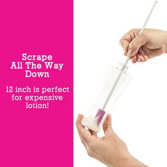 Spatty Daddy last-drop access tool helps minimize waste and maximize usage.