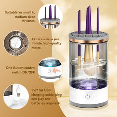 SPECIALISTTRIAN USB powered cleaner enables effortless on the go brush cleaning