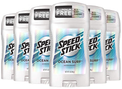 Speed Stick desodorante para hombres, empaque de seis piezas para recambios prácticos