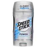Speed Stick Power unscented 3oz stick ready for daily use