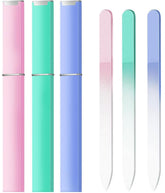 SPLASHGRIP pink glass nail file close-up for gentle shaping of natural nails