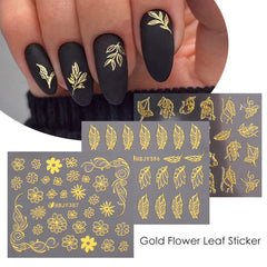 SPLOCUDU diseños geometricos dorados para uñas, look moderno