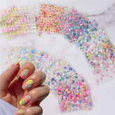 SPLOCUDU margarita 3D pegatina para uñas, ideal para dar color y estilo a uñas naturales.