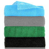 SPMKTBOZAI malla exfoliante africana negra para piel suave y limpieza profunda.