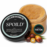 Spoild Batana oil bottle pour for easy scalp application and quick styling.