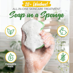 Spongeables Pedi Scrub olive oil moisturizing for feet