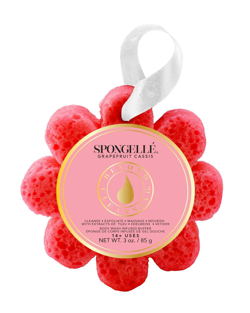 SPONGELLÉ Pomelo Cassis Flor Silvestre: esponja con gel incorporado para baño.