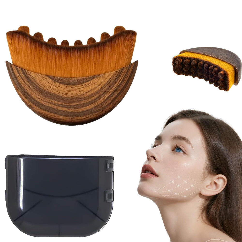 Sprsum Lymphatic Contour Face Brush close-up for gentle facial sculpting and refreshed skin
