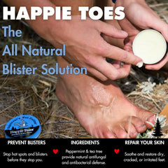 Cuidado de pies con Happie Toes para suavizar durezas.