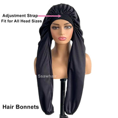 Ssawhair Bonnet con ajuste universal para todos los estilos