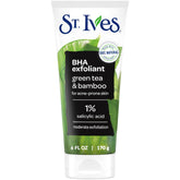 St. Ives Blackhead Clearing Face Scrub bottle front for daily pore care