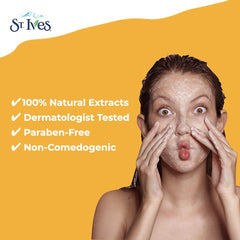 St. Ives Coconut & Coffee Energizing Scrub texture close-up with exfoliating particles.